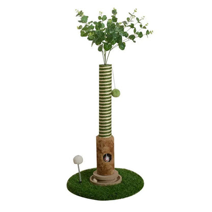 Rascador para Gatos 4 en 1 con Eucalipto y Sisal Natural