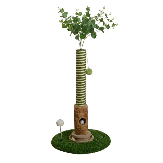 Rascador para Gatos 4 en 1 con Eucalipto y Sisal Natural