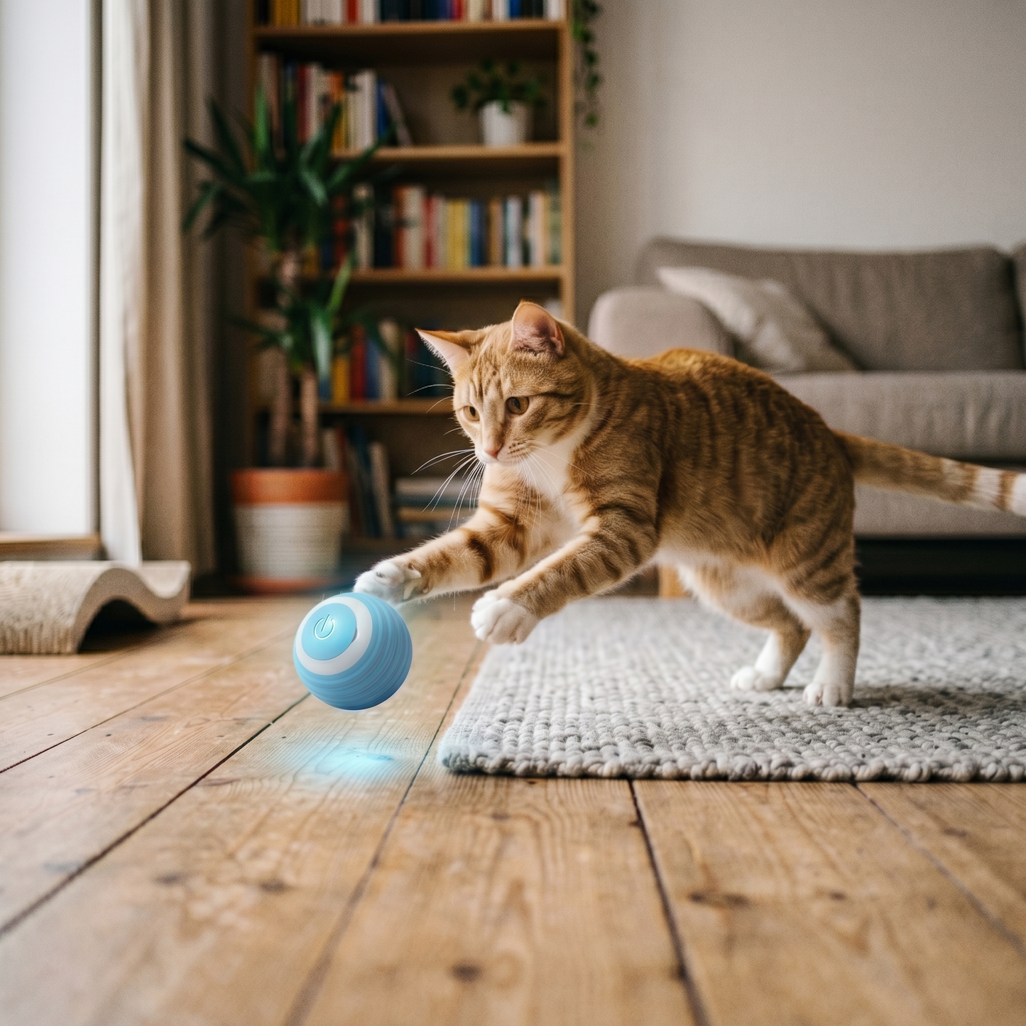 Pelota Interactiva para Gatos