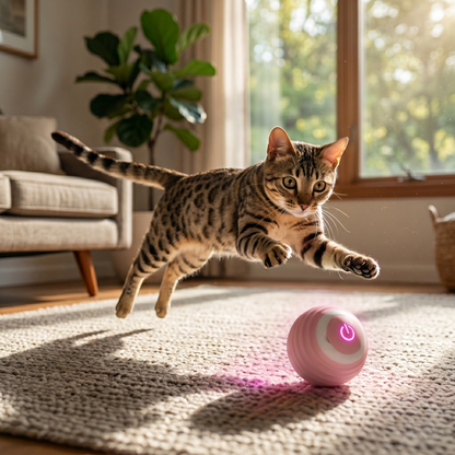 Pelota Interactiva para Gatos