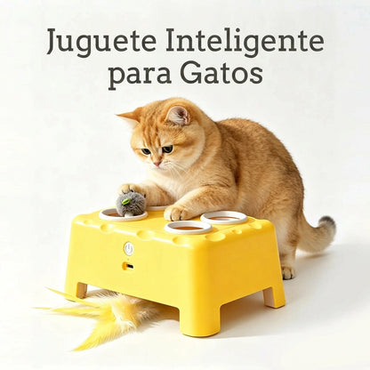 Juguete Interactivo 3 en 1 para Gatos
